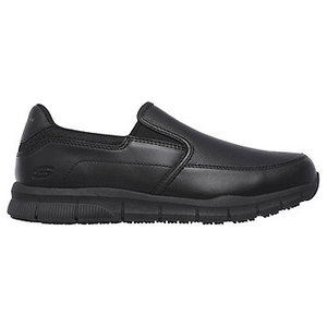 lot 64 image: Brand New Skechers Mens Work Relaxed Fit Nampa Groton Slip-Resistant Shoe Size 10