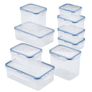 lot 73 image: Brand New Unopened Box Lock & Lock Easy Essentials 18-Pc. Food Storage Container Set
