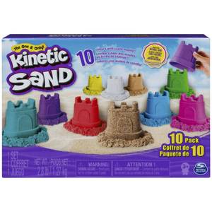 lot 6 image: Brand New Kinetic Sand Castle Containers 10-Pack
