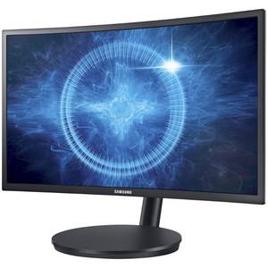 lot 91 image: Looks New Open Box Samsung 24 Full HD Curved LED Monitor