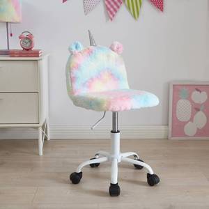 lot 147 image: Looks New Heritage Club Kids Faux Fur Rolling Desk Chair