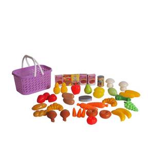 lot 157 image: Dream Collection Pretend Play 40-Pc. Food Basket