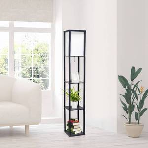 lot 159 image: Brand New Unopened Box Lalia Home Column Shelf Floor Lamp