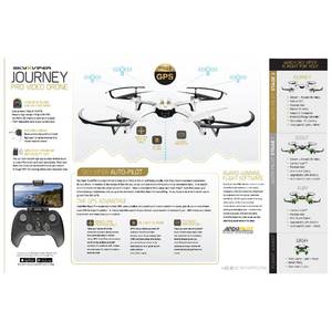 lot 222 image: Read Description Sky Viper JOURNEY SE GPS Pro Video Drone (Needs Repair)