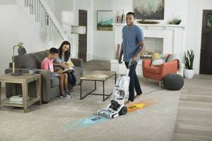 lot 40 image: Hoover SmartWash Automatic Upright Carpet Cleaner