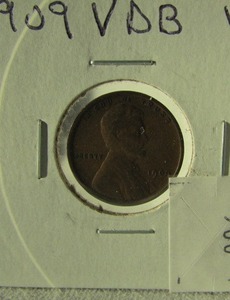 lot 6 image: 1909 VDB LINCOLN ONE CENT