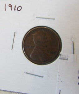 lot 7 image: 1910 LINCOLN ONE CENT