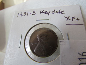 lot 16 image: 1931-S LINCOLD ONE CENT
