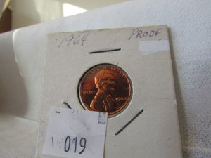 lot 19 image: 1964 LINCOLN ONE CENT