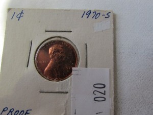 lot 20 image: 1970-S LINCOLN ONE CENT