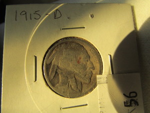 lot 56 image: 1915-D BUFFALO NICKEL