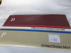 lot 91 image: 1984 US MINT UNCIRCULATED COIN SET