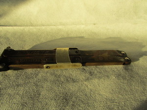 lot 110 image: WW2 NAZI GERMANY FOLDING TRENCH KNIFE