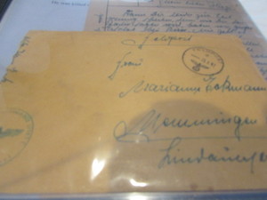 lot 111 image: WW2 NAZI GERMANY FELDPOST LETTER, LETTER FROM A GERMAN SOLDIER