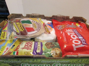 lot 228 image: Box of Assorted Food Items