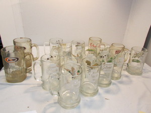 lot 246 image: Vintage Collector Beer Mugs