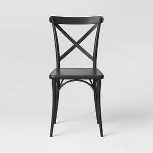 lot 10 image: Set of 2 Malden French Bistro Dining Chair Black - Threshold
