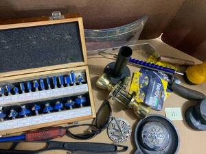Rotor Bit Set & Misc Gas Cover
