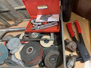 Case w Hammer, Clamp Double