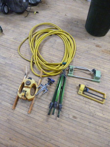 lot 100 image: Sprinklers and Garden Hose