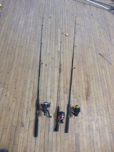 lot 140 image: 3 Rods and Reels
