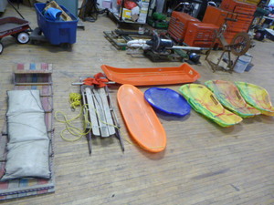 lot 158 image: Snow Sleds