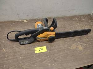 lot 28 image: Worx 18 Electric Chain Saw...