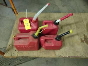 lot 54 image: (4) Gas Cans...