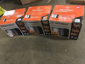 3 of 10 Liter XL Electric Fryer, Boiler, Steamer in Silver by Masterbuilt Customer Returns See Pictures