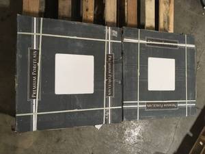 Pallet of Yulong White 24 in. x 24 in. Polished Porcelain Stone Look Floor and Wall Tile (16 sq. ft.Case) by MSI Customer Returns See Pictures