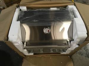 4-Burner Built-in Propane Gas Island Grill Head in Stainless Steel with Rotisserie Burner by KitchenAid Customer Returns See Pictures