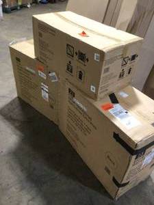 Lot of 3 Assorted Husky Wall Cabinets  Customer Returns See Pictures