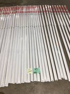 35 Units of AluminumKerfs Door Set in White by Frost King Customer Returns See Pictures