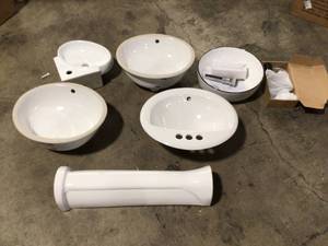 Lot of Mixed Assorted Sinks Customer Returns See Pictures