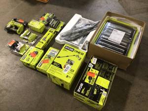 Lot of Ryobi Power Tools Various Conditions Customer Returns See Pictures