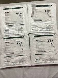 LOT OF 4 BARD&nbspImplantable Port, 14.6 H x 26.6 x 45.1 mm W, 10 Fr Catheter Size, Plastic, Dual Lumen Type, Intermediate Kit - Type, Includes Peel-Apart Percutaneous Introducer System with Attachable Open-Ended Silicone Catheter - EXPIRATION 125