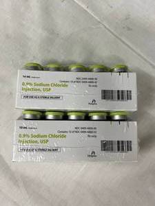 Lot Of 2 Packages Sodium Chloride - Expiration 1023