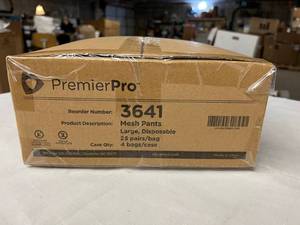1 Case Premierpro Large Disposable Mesh Pants