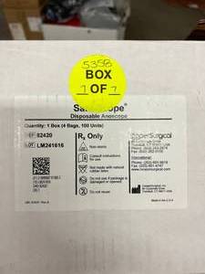 3 Packages (25 each) Cooper Medical&nbspSani-Scope 82420 Disposable Anoscopes - No Expiration&nbsp