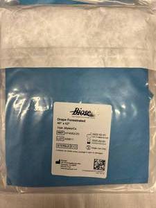 LOT OF 18 NEW IN PACKAGES Bioseals Sterile Fenestrated Drapes 40 X 62 - is a sterile body sheet with a hole or window (fenestration) that exposes the incision site. It commonly used in hospitals and operating rooms. EXPIRATION - 225