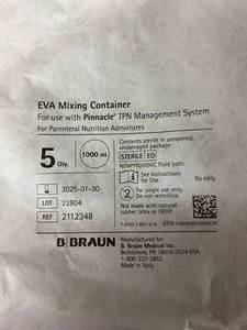 1 BOX (40 EACH) EVA MIXING CONTAINERS - EXPIRATION 125