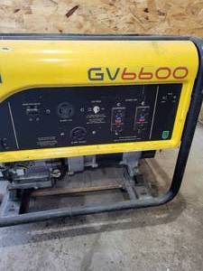 lot 1 image: Wacker Neuson GP6600 Honda Engine GX390 Generator 6600A 6000 Watt