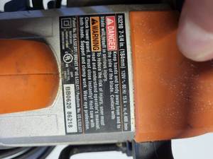 lot 11 image: Ridgid 7 14 Circular Worm Drive Saw Model # R3210