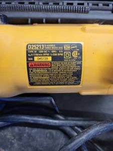 lot 12 image: Dewalt Corded 3 Mode SDS Rotary Hammer Drill Model #D25213