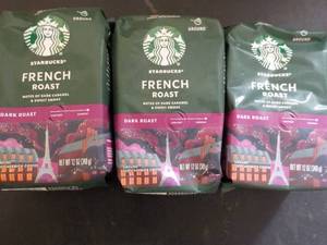 Starbucks 3 - 12 oz French Roast Da...