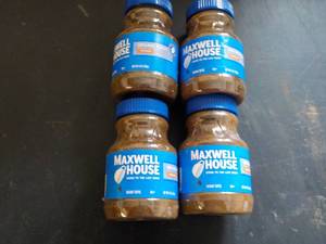 4 - 8 oz Jars Maxwell House Instant...