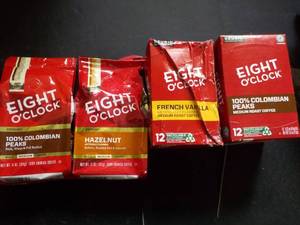 4 Eight Oclock Ground and Kcups Cof...