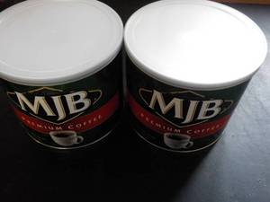 2 - 26 oz Can MJB Premium Coffee...