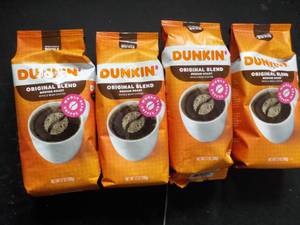 4 - 12 oz Dunkin Original Blend Who...