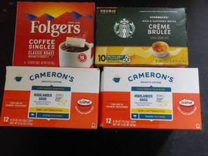 Folgers, Starbucks and Camerons Si...
